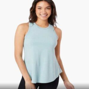 Shebird Freedom Racerback Bra Tank in Light Blue - Large